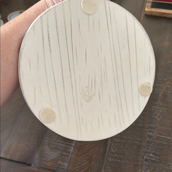 Mud Pie White and Wood Serving Board with Tag - Picture 5 of 6